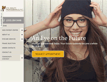 Tablet Screenshot of eyehealthpc.com